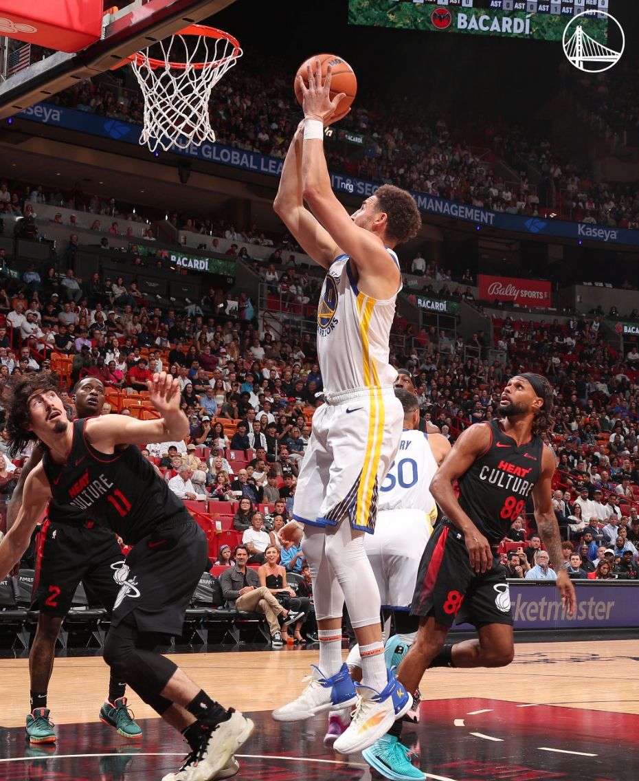 快攻热火不敌勇士，A.D.33分30板